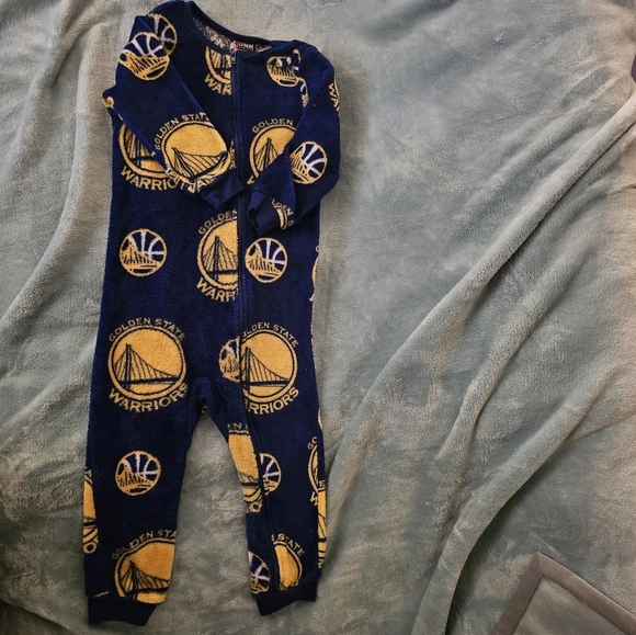 Unk Other - Unk Blue and Yellow Golden State Onesie